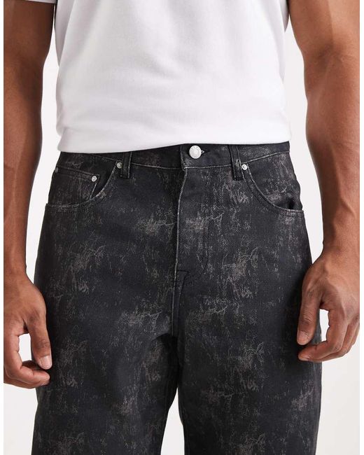 ASOS Black baggy Jeans for men