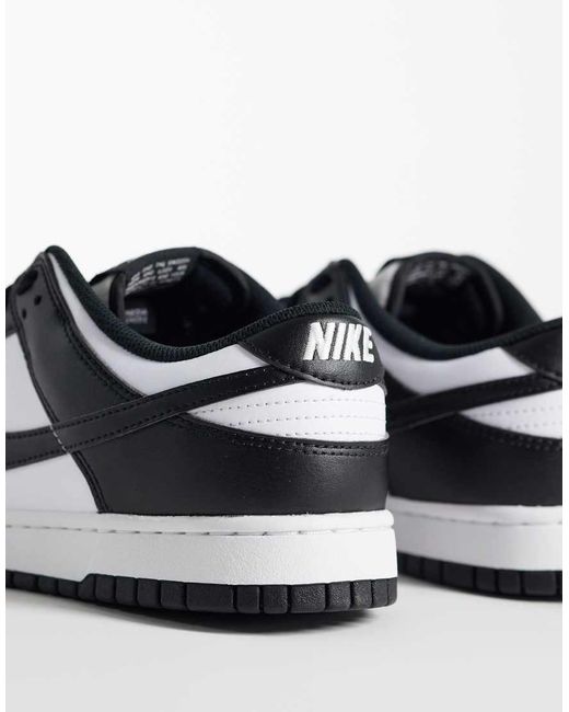 Nike White Dunk Low Retro Trainer for men
