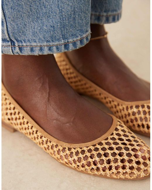 Asos Design Wide Fit Blue Lagoon Ballet