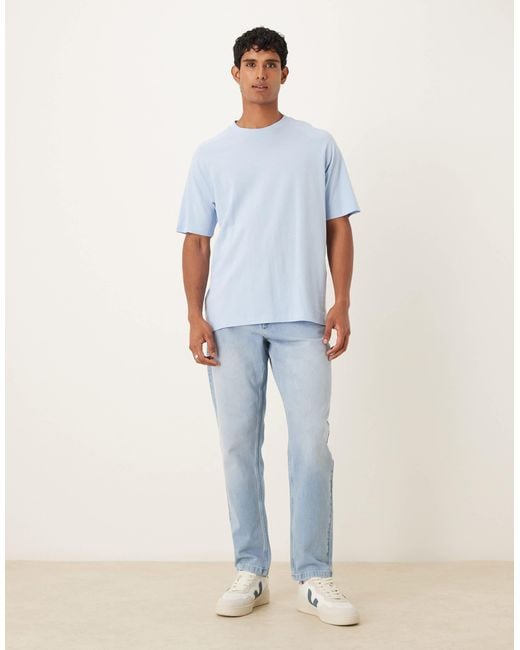 ASOS Blue Tapered Jean for men