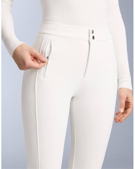 Oysho Blue Water-resistant Stretch Flare Ski Trousers
