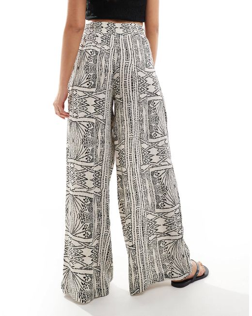 Vero Moda Gray – weich fallende hose
