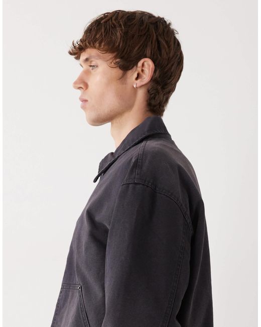 Weekday Blue Utility Jacket for men