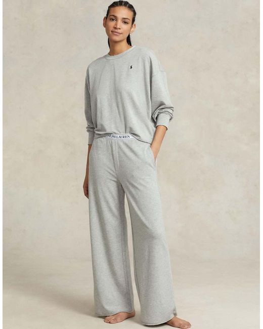 Polo Ralph Lauren Natural Top And Pant Pyjama Set