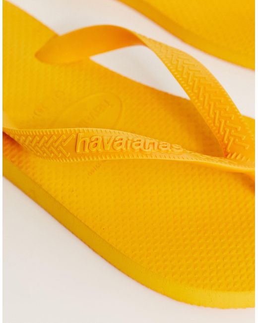 Havaianas Orange Classic Top Flip Flops