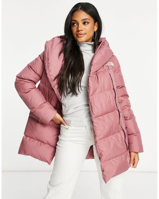 The North Face Bagley Down Jacket in Pink | Lyst Canada
