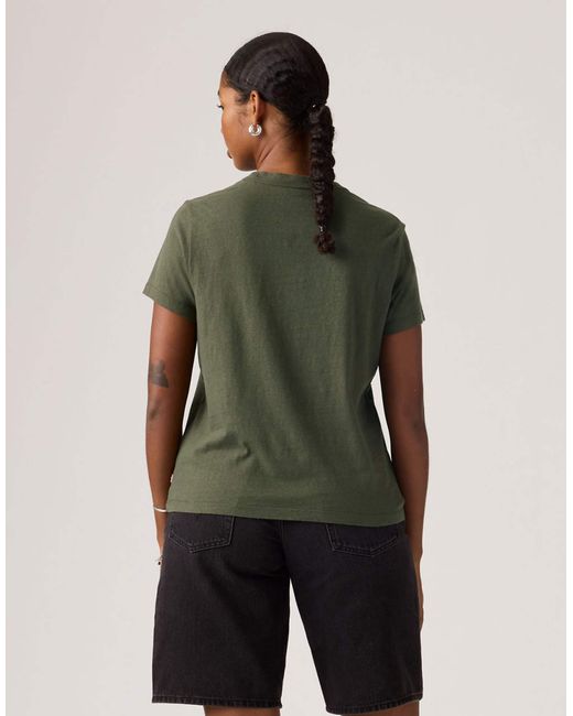 Levi's Green – favorite – genopptes t-shirt