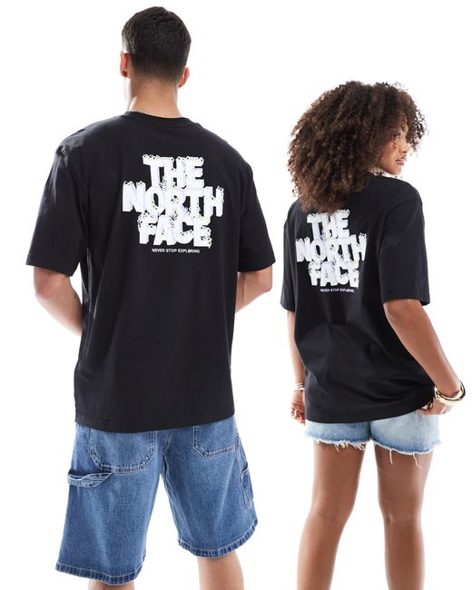 The North Face Blue – stone block – oversize-t-shirt