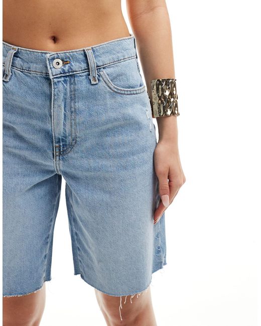 River Island Blue – jeans-shorts