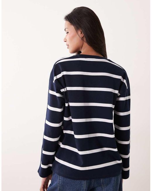 Regatta Blue Side Stripe Avira Sweatshirt