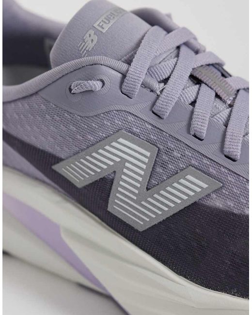 New Balance White Fuelcell Rebel V5 Running Trainers