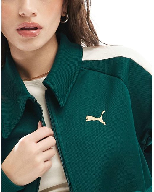 PUMA Green T7 Track Jacket Co-ord