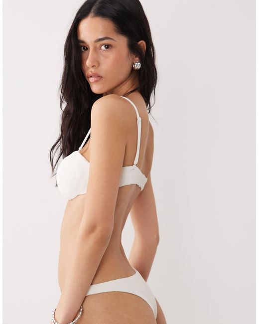 Bas Mango en coloris White