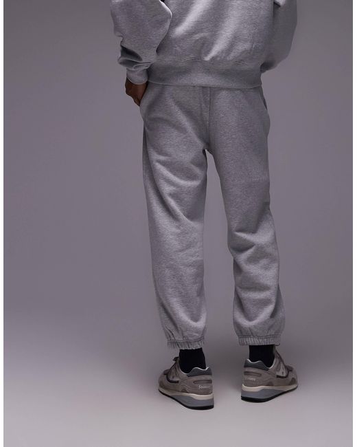 Topman – 2er-pack hochwertige, schwere jogginghose in Gray für Herren
