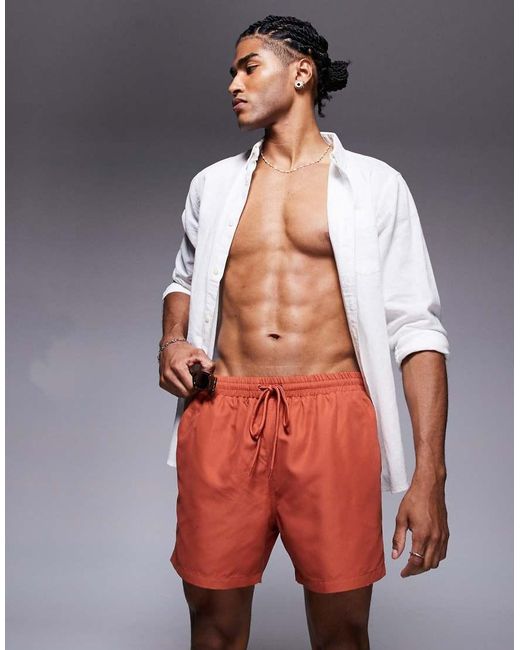 South Beach Red Swimshort for men