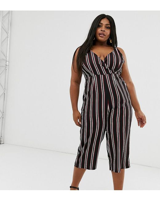 ax paris striped jumpsuit