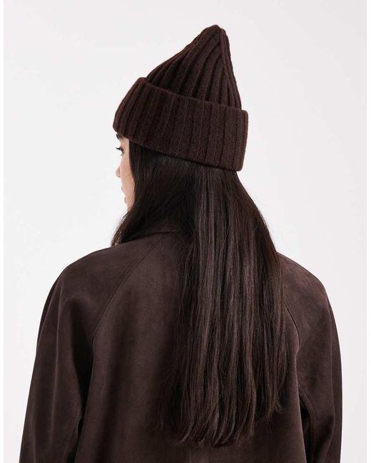 Berretto A Coste di New Look in Black