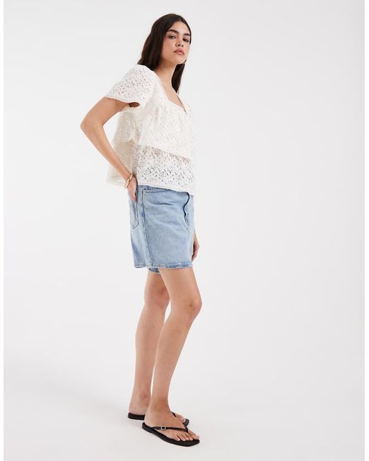 Levi's Natural Dom Lace Blouse