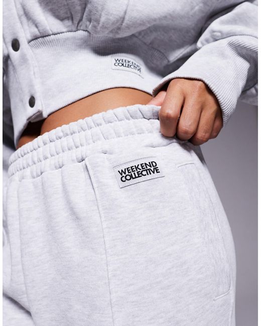 ASOS Blue Weekend collective – weit geschnittene jogginghose