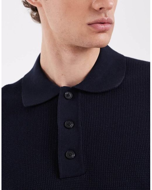 Polo di SELECTED in Blue da Uomo