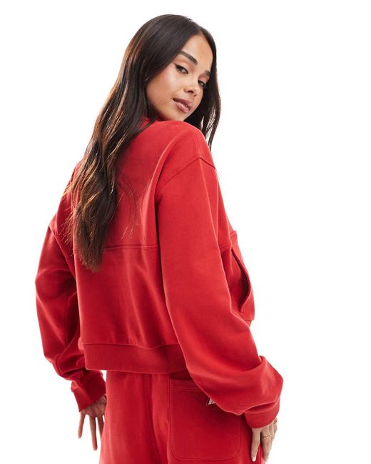 HUGO Red Dorata Quarter Zip Sweater