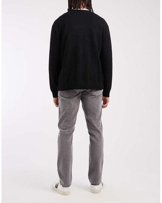 ASOS Black Slim Fit Jeans for men