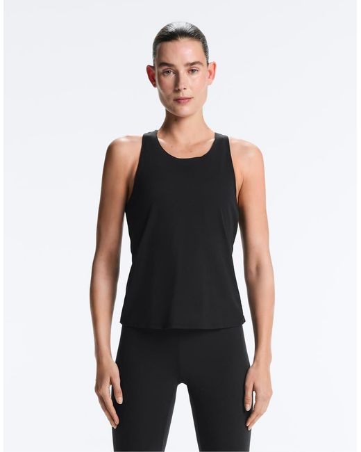 Oysho Black Cross Back Comfortlux T-Shirt
