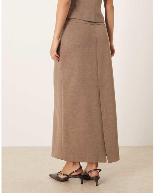Mango Natural Luca Pencil Maxi Skirt Co-ord