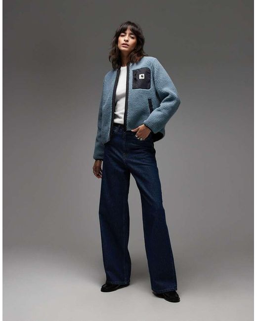 Chaqueta De Borreguito Janet Liner De Carhartt de color Blue