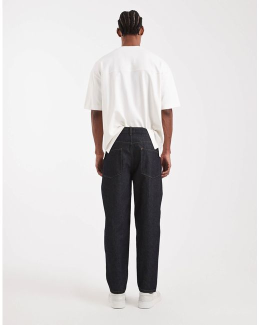ASOS White Circular Design Collection Heavyweight Relaxed Tapered Jeans for men