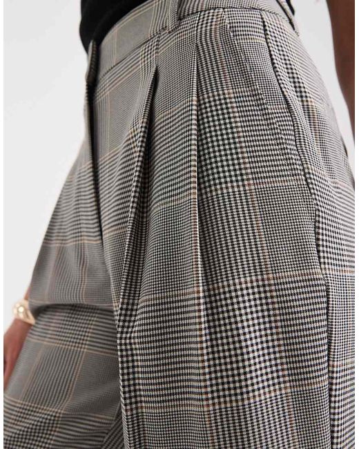 ASOS White Tall Tailored High Waist Pleat Detail Trousers