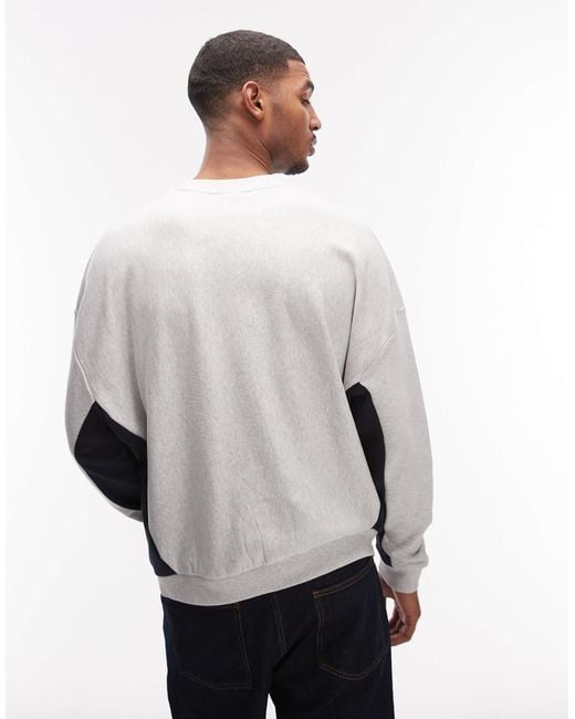 Parlez White Campus Sweatshirt for men