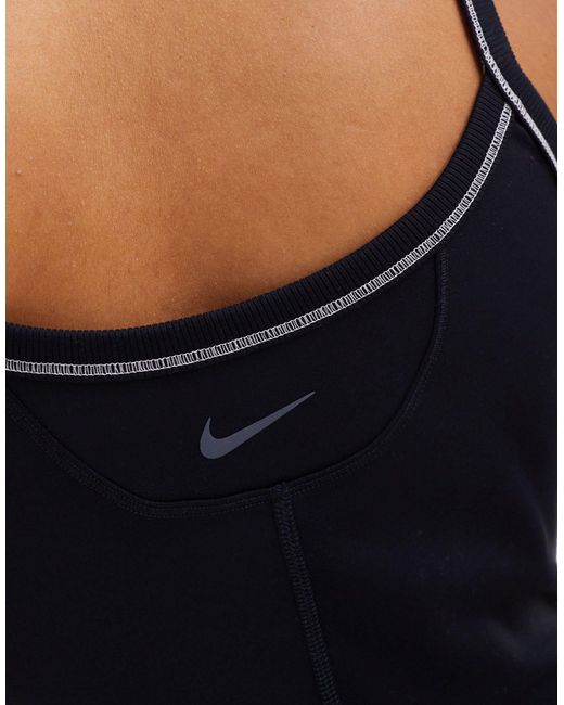 Nike Black Nike One Training Capsule Stitch Detail Unitard