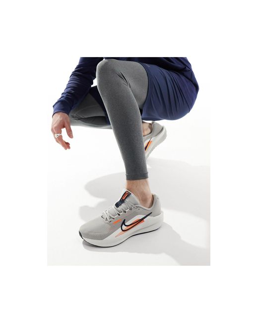 Nike Gray Downshifter 13 Trainers for men