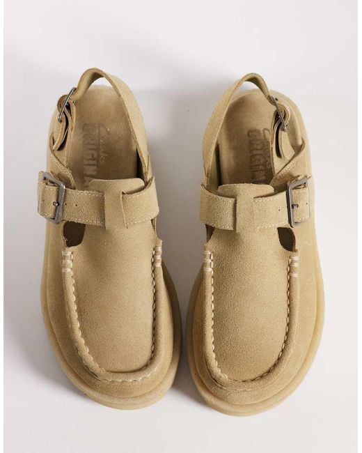 Clarks Natural Meare Easy Shoes