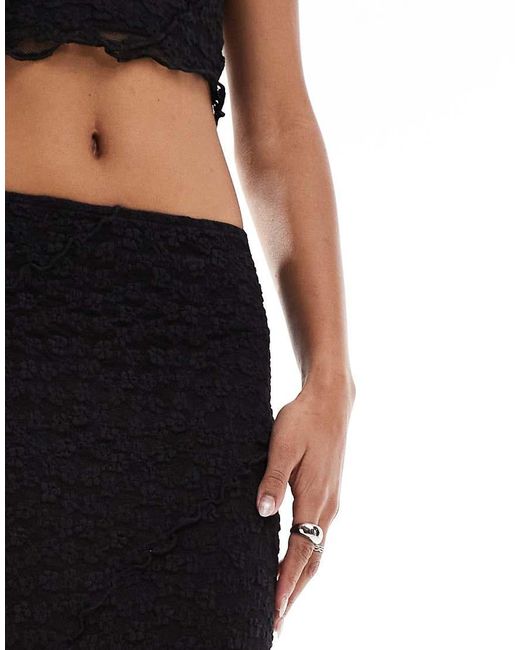 Bailey Rose Bodycon Midi Skirt in Black Lyst UK