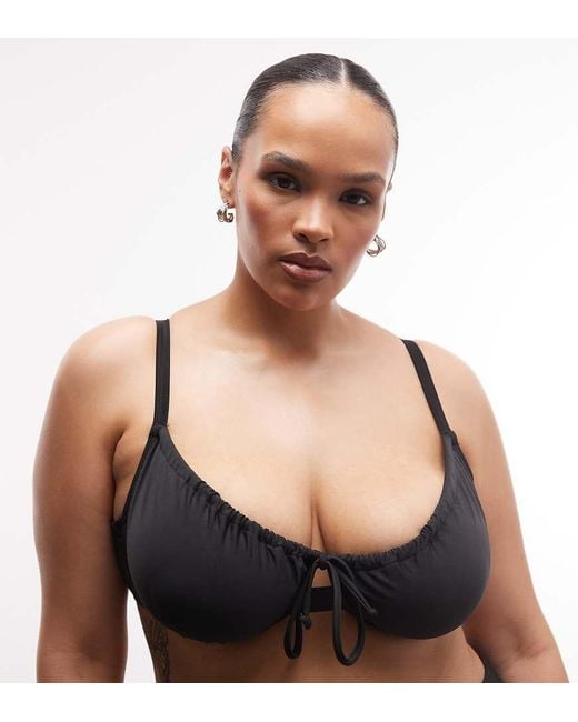 Collusion Black Plus Underwire Bikini Top