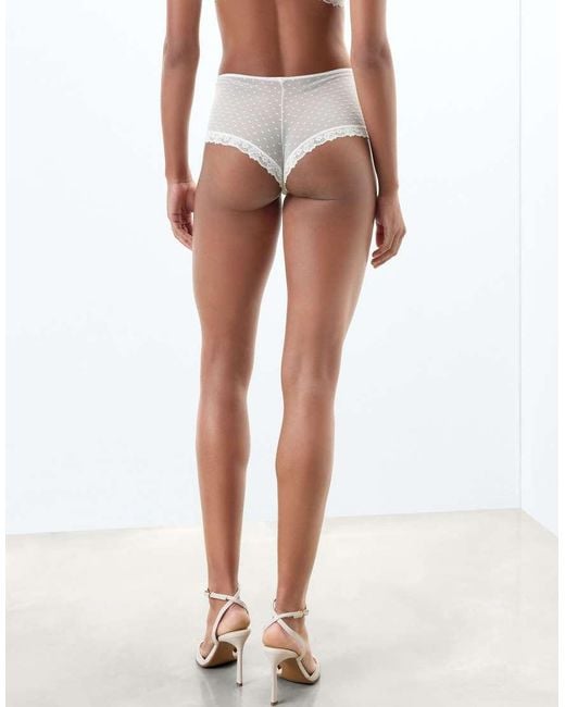 Intimissimi White From The Boudoir French Knickers