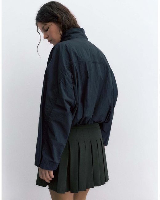 Pull&Bear Black – mini-faltenrock