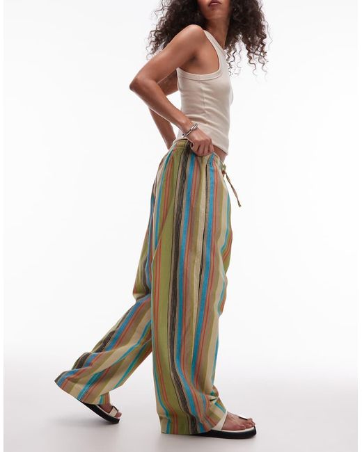 Pantaloni di TOPSHOP in Natural
