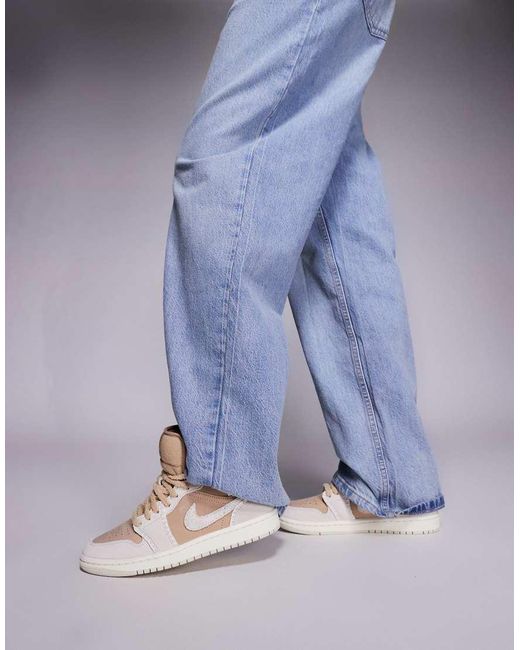 Nike Blue Nike Air 1 Mid Se Sneakers