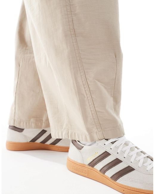 Cotton On Natural Cotton On baggy Balloon Fit Linen Trousers for men