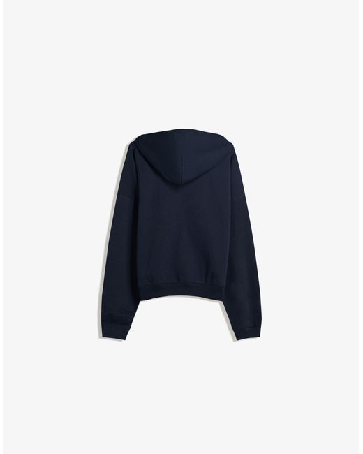 Bershka Blue – oversize-kapuzenpullover