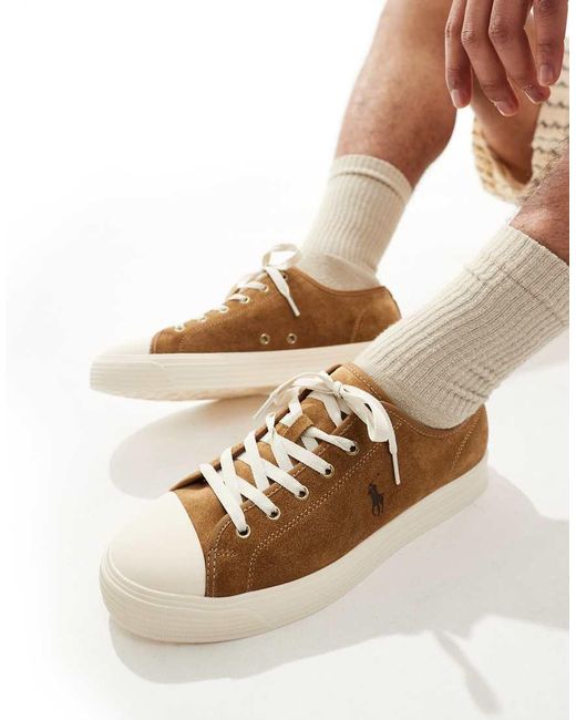 Polo Ralph Lauren Natural Ayers Baseball Trainer for men