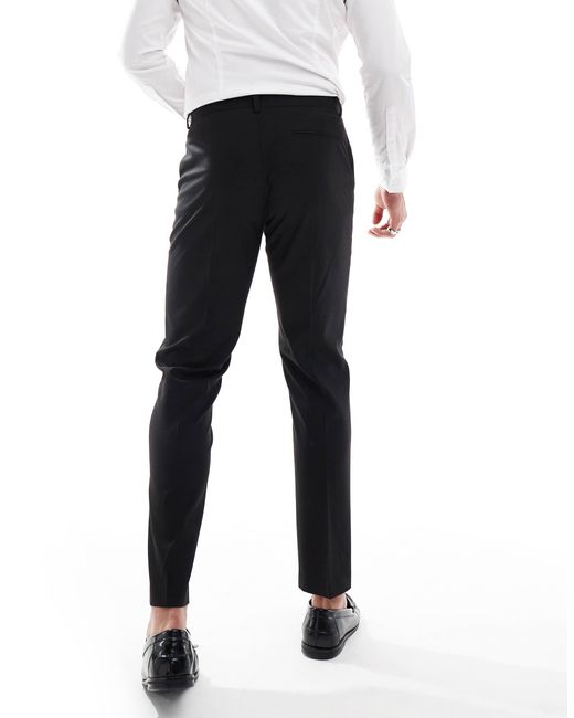 ASOS – schmal geschnittene smokinghose in Black für Herren