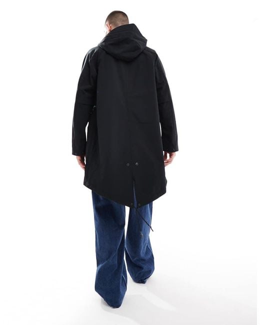 Pretty Green Pretty Soft Shell Parka in Black for Men Lyst UK