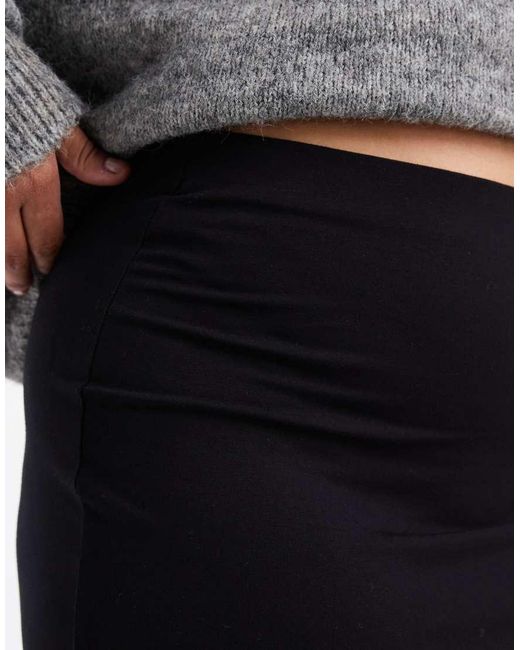 ASOS Gray Asos Design Curve Jersey Mini Skirt