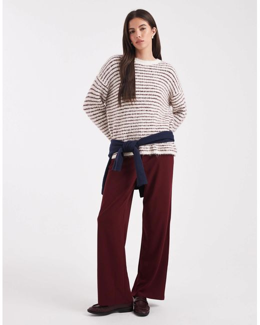 Pull ras 4th & Reckless en coloris Red