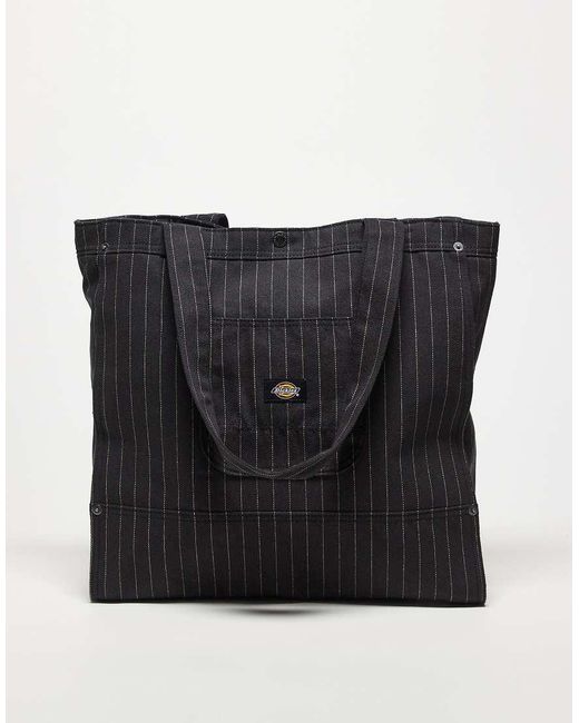 Dickies Black Striped Tote Bag