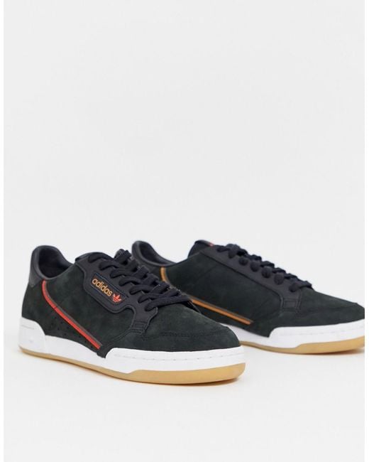 adidas Originals Continental 80's Tfl Central Bakerloo Line Sneakers In  Black for Men | Lyst UK